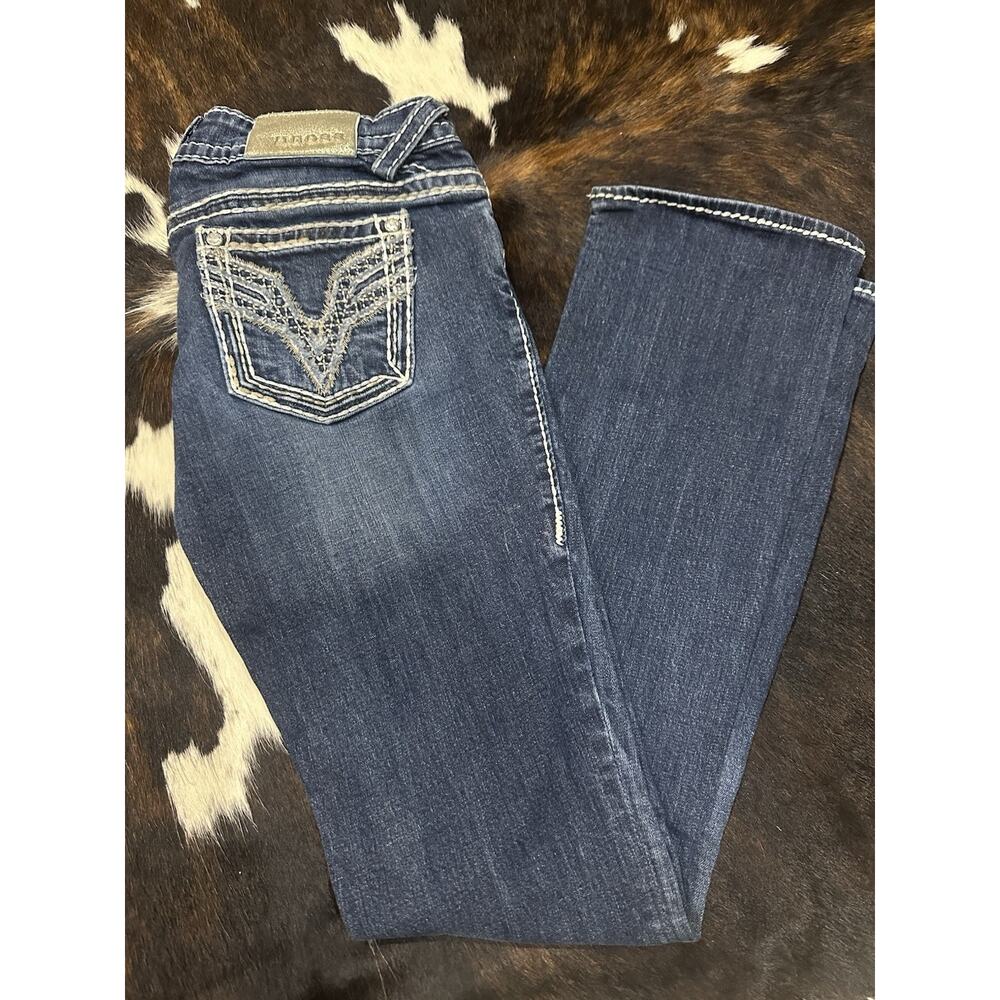 Vigoss Dark Blue Straight Leg Jeans